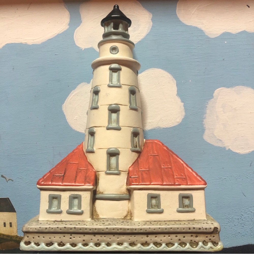 Vintage 1994 GEO. Z. LEFTON LIGHTHOUSE Chicago Harbor Light #01416